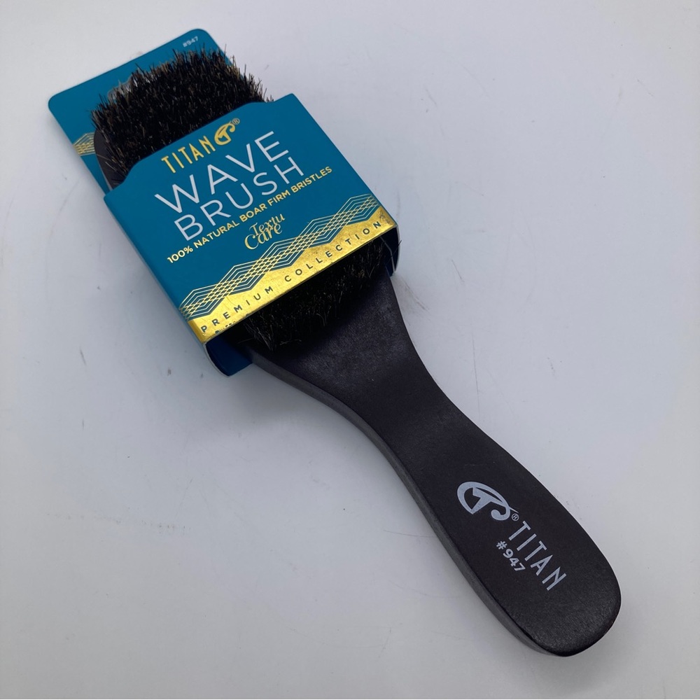 Titan Wave Brush #947 Premium Collection 100% Natural Boar Bristles